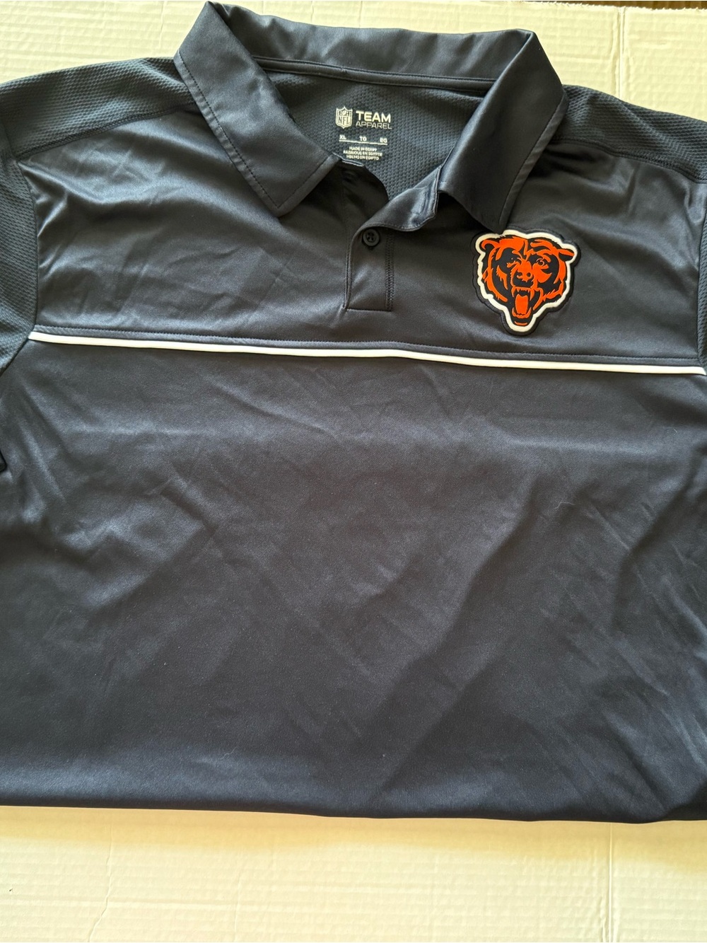NFL Chicago Bears Navy Polo Shirt